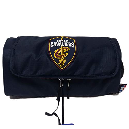 NBA Cleveland Cavaliers Kulturbeutel für Herren, Reißverschluss, Maße: 25 x 12 x 9 cm, ca. 100 % Polyester, blau von NBA