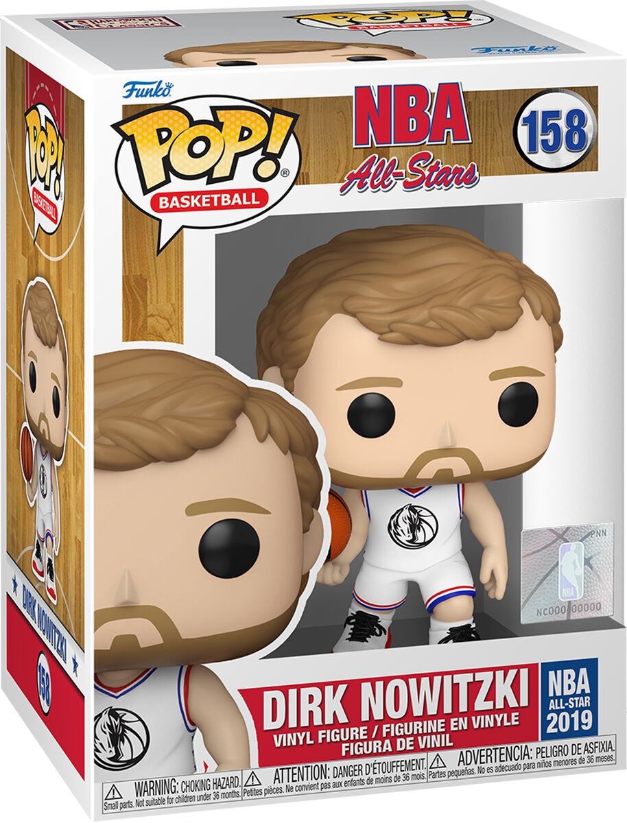 NBA Dirk Nowitzki Vinyl Figur 158 Funko Pop! multicolor von NBA
