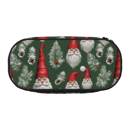 Federmäppchen mit Weihnachtsmann-Zwerg-Druck, leicht, tragbar, geräumige Stifttasche, Schulbedarf, Make-up-Aufbewahrung, Schwarz , Einheitsgröße, Taschen-Organizer Federmäppchen mit Weihnachtsmann-Zwerg-Druck, leicht, tragbar, geräumige Stifttasche, Schulbedarf, Make-up-Aufbewahrung, Schwarz , Einheitsgröße, Taschen-Organizer von NBAGHPQ