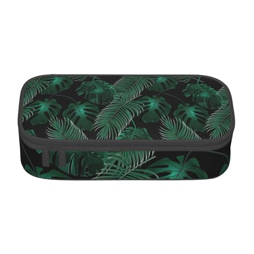 NBAGHPQ Federmäppchen mit Bananenblatt-Motiv, groß, Schreibwaren-Organizer, Teenager, Studenten, Erwachsene von NBAGHPQ