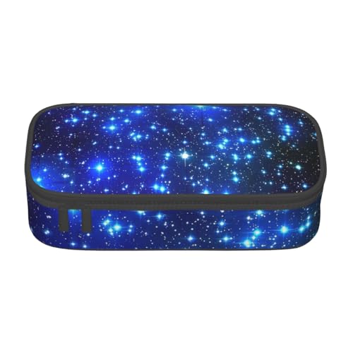 NBAGHPQ Federmäppchen mit Galaxie-Stern-Aufdruck, großes Aufbewahrungs-Federmäppchen, Schreibwaren-Organizer, Teenager, Studenten, Erwachsene von NBAGHPQ