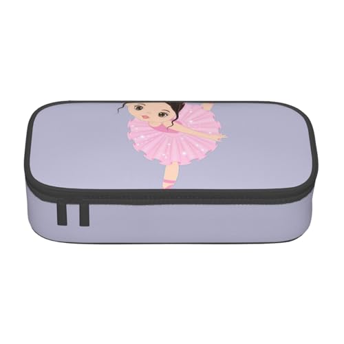 NBAGHPQ Kleine Ballerina mit tanzendem Mädchen, großes Federmäppchen, Schreibwaren-Organizer, Teenager, Studenten, Erwachsene NBAGHPQ Kleine Ballerina mit tanzendem Mädchen, großes Federmäppchen, Schreibwaren-Organizer, Teenager, Studenten, Erwachsene von NBAGHPQ