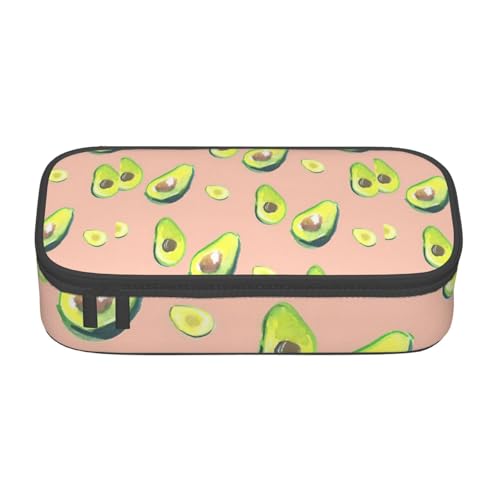 NBAGHPQ Viele Avocado-Bilder, Druckfunktionalität, großes Federmäppchen, Schreibwaren-Organizer, Teenager, Studenten, Erwachsene von NBAGHPQ