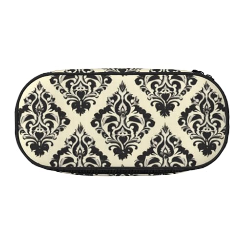 Tragbares Federmäppchen mit asiatischem Elefanten-Aufdruck, geräumiges Federmäppchen, Schulbedarf, Make-up-Aufbewahrung, Schwarz , Einheitsgröße, Taschen-Organizer Tragbares Federmäppchen mit asiatischem Elefanten-Aufdruck, geräumiges Federmäppchen, Schulbedarf, Make-up-Aufbewahrung, Schwarz , Einheitsgröße, Taschen-Organizer von NBAGHPQ