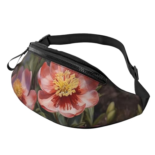 Gürteltasche für Damen und Herren, Motiv: Schildkröten aus Orangen, modische Hüfttasche, verstellbare Gürteltasche für Workout, Laufen, Reisen, lässige Hüfttasche, Frühlingsblumendesign, Einheitsgröße von NBCCDVSH
