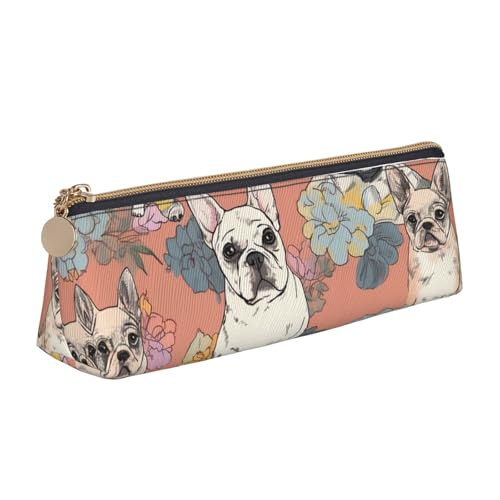 NBCCDVSH Leder-Federmäppchen mit Reißverschluss, stilvoller Stifthalter, ästhetisches Stifteetui für Damen und Herren, Leder-Federmäppchen, magischer Wald, Teich, Pfau, Stifteetui für Arbeit, Büro von NBCCDVSH