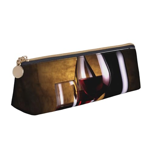 NBCCDVSH Leder-Federmäppchen mit Reißverschluss, stilvoller Stifthalter, ästhetisches Stifteetui für Damen und Herren, Leder-Federmäppchen, tropisches blaues Meer, Strand, Stifteetui für Arbeit, Büro von NBCCDVSH