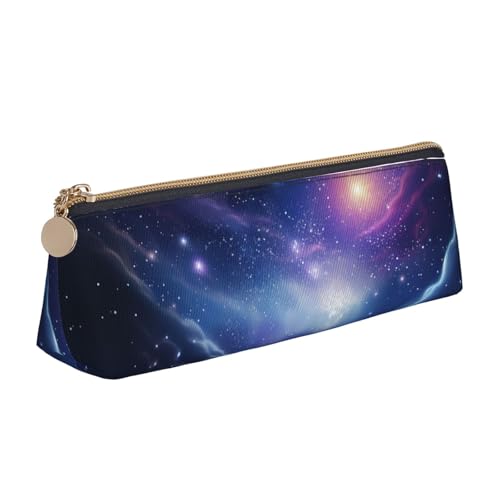 NBCCDVSH Leder-Federmäppchen mit Reißverschluss, stilvoller Stifthalter, ästhetisches Stifteetui für Damen und Herren, Leder-Federmäppchen für Arbeit, Büro, Reisen, Federmäppchen, Schreibwaren-Tasche von NBCCDVSH