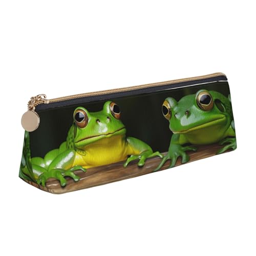 NBCCDVSH Leder-Federmäppchen mit Reißverschluss, stilvoller Stifthalter, ästhetisches Stifteetui für Damen und Herren, Leder-Federmäppchen für Arbeit, Büro, Reisen, Federmäppchen, Schreibwaren-Tasche von NBCCDVSH