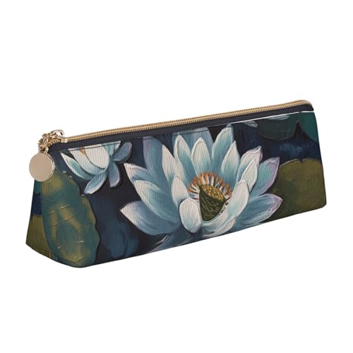 NBCCDVSH Leder-Federmäppchen mit Reißverschluss, stilvoller Stifthalter, ästhetisches Stifteetui für Damen und Herren, Leder-Federmäppchen für Arbeit, Büro, Reisen, Federmäppchen, Schreibwaren-Tasche von NBCCDVSH