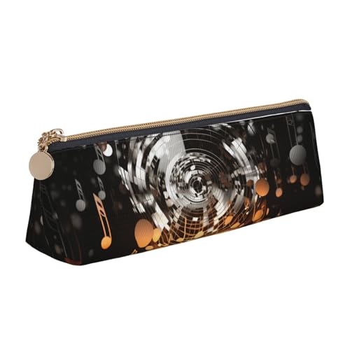 NBCCDVSH Leder-Federmäppchen mit Reißverschluss, stilvoller Stifthalter, ästhetisches Stifteetui für Damen und Herren, Leder-Federmäppchen für Arbeit, Büro, Reisen, Federmäppchen, Schreibwaren-Tasche von NBCCDVSH