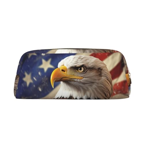 NBCCDVSH Leder-Federmäppchen mit Reißverschluss, stilvoller Stifthalter, ästhetisches Stifteetui für Damen und Herren, Leder-Federmäppchen mit USA-Flagge, Stifttasche für Arbeit, Büro, Reisen NBCCDVSH Leder-Federmäppchen mit Reißverschluss, stilvoller Stifthalter, ästhetisches Stifteetui für Damen und Herren, Leder-Federmäppchen mit USA-Flagge, Stifttasche für Arbeit, Büro, Reisen von NBCCDVSH