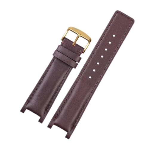 NBCNZCTSAS 16 * 10mm 20 * 12mm 22 * 14mm Uhrenarmband Passend for Guc YA1332 YA1333 1335 Serie Passend for Gu-cci Männer und Frauen Gekerbtes Uhrenarmband(Antique Black,20-12mm) von NBCNZCTSAS