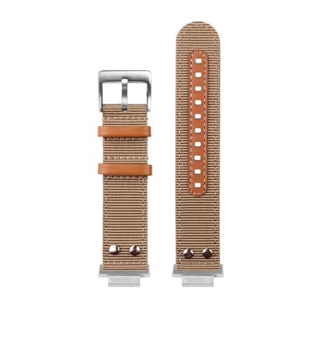 NBCNZCTSAS 16 mm Sport-Canvas-Uhr, passend for Casio DW5600 DW-5600 GA-900 GA110/100/120 GM/GA2100, Nylongürtel mit Nagelband(Khaki sk) von NBCNZCTSAS