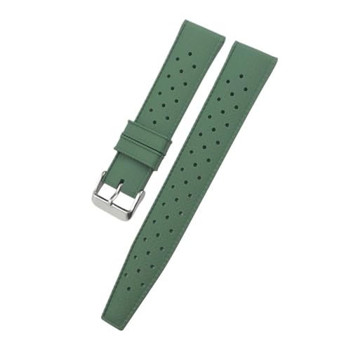 NBCNZCTSAS 19 mm 20 mm 21 mm 22 mm Gummi-Silikon-Uhrenarmband, passend for IWC Pilot, passend for Omega, passend for Tissot, passend for Tudor, passend for Longines, passend for Hamilton, Taucharmband von NBCNZCTSAS