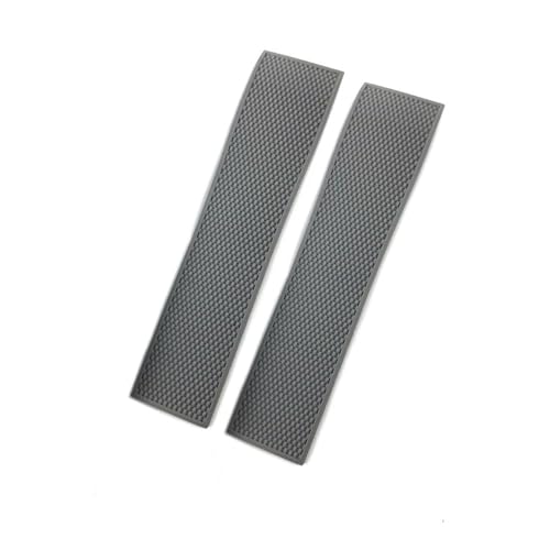 NBCNZCTSAS 19mm 20mm 21mm Gummiarmband passend for Longines Master Conquest HydroConquest L3 Schwarz Grau Blau Silikon Uhrenarmband(Gray Without Buckle,19mm) von NBCNZCTSAS