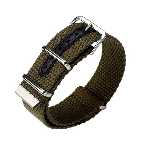 NBCNZCTSAS 20 22 mm Sport-Uhrenarmband aus atmungsaktivem Canvas for Herren, passend for Rolex, passend for Seiko, passend for Citizen, passend for Tudor, passend for Tissot, passend for Casio, passen von NBCNZCTSAS