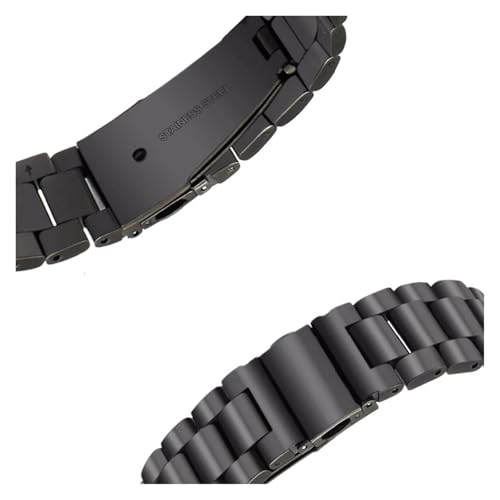 NBCNZCTSAS 22 mm 20 mm Edelstahl-Uhrenarmband passend for SAMSUNG Galaxy Watch 42 46 mm GEAR S3 Active 2 Classic passend for Galaxy Watch 3 Correas(Blue,20mm) von NBCNZCTSAS
