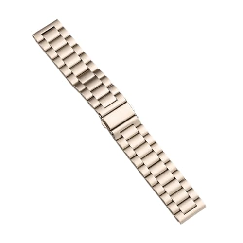 NBCNZCTSAS 22 mm 20 mm Edelstahl-Uhrenarmband passend for SAMSUNG Galaxy Watch 42 46 mm GEAR S3 Active 2 Classic passend for Galaxy Watch 3 Correas(Starlight Tool,22MM) von NBCNZCTSAS
