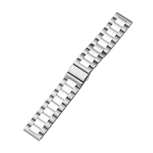 NBCNZCTSAS 22 mm 20 mm Metallarmband passend for Huawei Watch GT2 Pro 46 mm Band Edelstahlarmband passend for Samsung Galaxy Watch 3 4 5 45 mm Active(Silver White -Tool,22mm) von NBCNZCTSAS