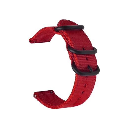 NBCNZCTSAS 22 mm 20 mm gewebtes Nylonarmband, passend for Samsung Galaxy Watch 6 4 5 44 mm, Gear S3 Classic Active 2 Band, 24 mm 18 mm, passend for Amazfit-Stoffband(R,24mm) von NBCNZCTSAS