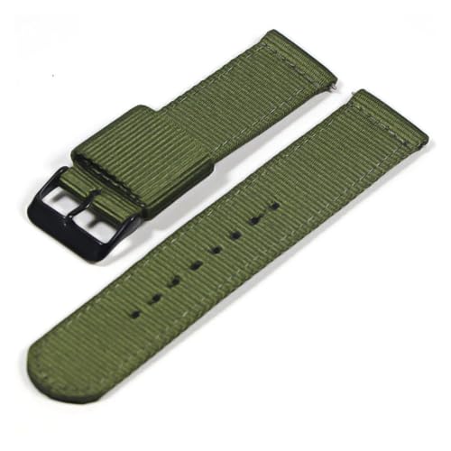NBCNZCTSAS 22 mm Nylonarmband passend for Samsung Galaxy Watch 42 mm 46 mm Active Galaxy Gear S3 Sport Loop passend for Huawei Watch 2 gt(2-black) von NBCNZCTSAS