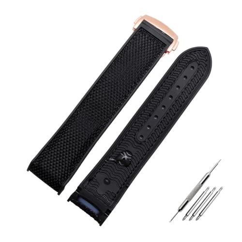 NBCNZCTSAS Armband mit gebogenem Ende, passend for Omega, passend for Seamaster 300, passend for Ocean Speedmaster 8900, passend for Planet Ocean, 20 m, 22 mm Stoff, Nylon-Gummi-Herrenarmband(Colour 4 von NBCNZCTSAS