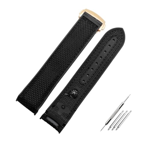 NBCNZCTSAS Armband mit gebogenem Ende, passend for Omega, passend for Seamaster 300, passend for Ocean Speedmaster 8900, passend for Planet Ocean, 20 m, 22 mm Stoff, Nylon-Gummi-Herrenarmband(Colour 3 von NBCNZCTSAS