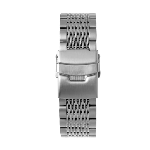 NBCNZCTSAS Edelstahl-Uhrenarmband passend for Diesel DZ4316 DZ7395 7305 4209 4215 Herren-Armbanduhr aus massivem Metall, 24 mm, 26 mm, 28 mm, 30 mm(Multi bead steel,30mm) von NBCNZCTSAS