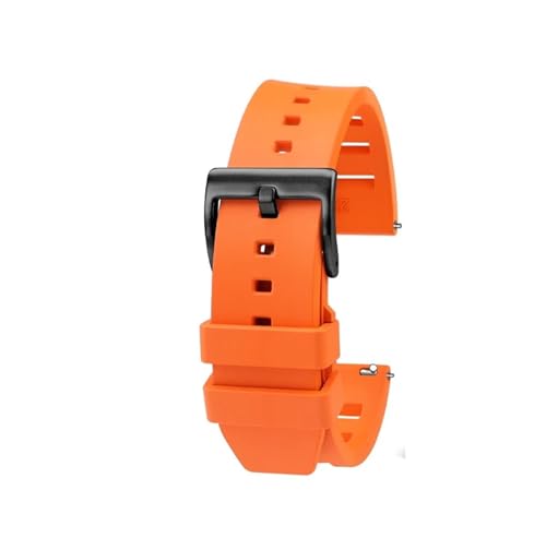 NBCNZCTSAS Hochwertiges Uhrenarmband aus Fluorkautschuk, passend for IWC-Uhrenarmbänder, 20 mm, 22 mm, Armband mit Schnellverschluss, passend for Omega, passend for Rolex-Uhrenzubehör(Orange black pin NBCNZCTSAS Hochwertiges Uhrenarmband aus Fluorkautschuk, passend for IWC-Uhrenarmbänder, 20 mm, 22 mm, Armband mit Schnellverschluss, passend for Omega, passend for Rolex-Uhrenzubehör(Orange black pin von NBCNZCTSAS