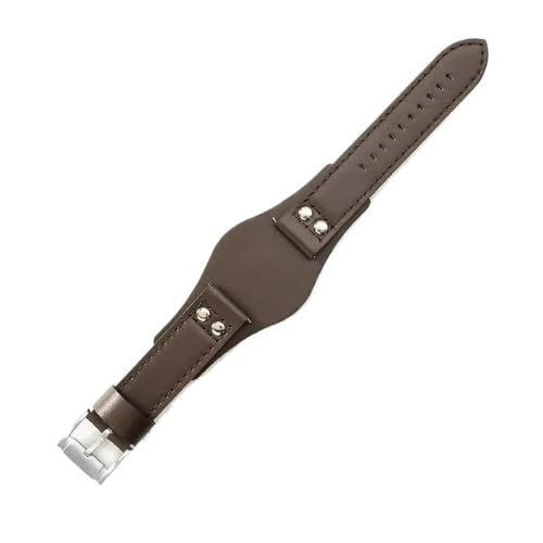 NBCNZCTSAS Leder-Uhrenarmbänder passend for Fossil Ch2564 Ch2565 Ch2891 FS4812 FS5068 Armband 22 mm(Olive Flak) von NBCNZCTSAS