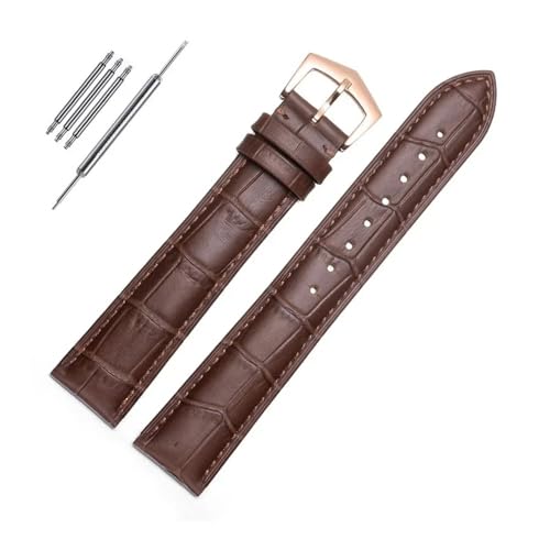 NBCNZCTSAS Lederarmband passend for PP Patek Philippe passend for Grenade 5167Ax 20 mm 21 mm 22 mm Armband Herren Damen Armbandkette(Brown-rosegold,20mm) von NBCNZCTSAS