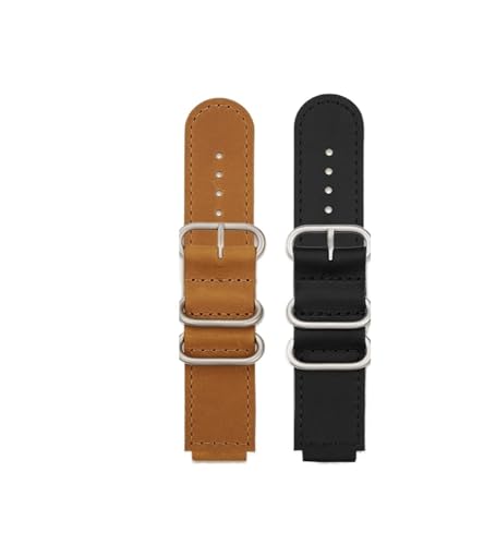 NBCNZCTSAS Metall stahl ring Retro Rindsleder strap Fit for Casio Fit For G-SHOCK DW5600 GW-B5600 GWM5610 leder armband uhr fall Zubehör(Steel case,For DW-5600) von NBCNZCTSAS