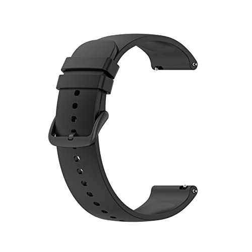 NBCNZCTSAS Mode-feste Farbarmband for Huawei-Uhr 3 Watch3 GT2 GT 2. Pro GT 2E Smartwatch-Zubehör-langlebiger Silikon-Armband(Black Black Button,3 Pro) von NBCNZCTSAS