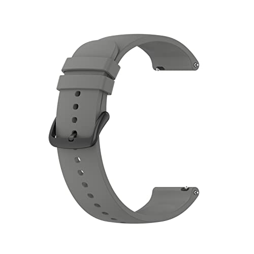 NBCNZCTSAS Mode-feste Farbarmband for Huawei-Uhr 3 Watch3 GT2 GT 2. Pro GT 2E Smartwatch-Zubehör-langlebiger Silikon-Armband(Grey Black Button,GT2 Pro) von NBCNZCTSAS