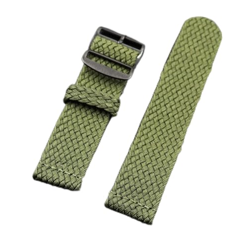 NBCNZCTSAS Nylon-Leinwand-Uhr-Armband for Samsung Fit for Ticwatch Fit for Huawei Fit for Amazfit 22mm Massivfarbe Anti-Scratch-langlebige Handgelenkband-Armband-Band(39 EU) von NBCNZCTSAS