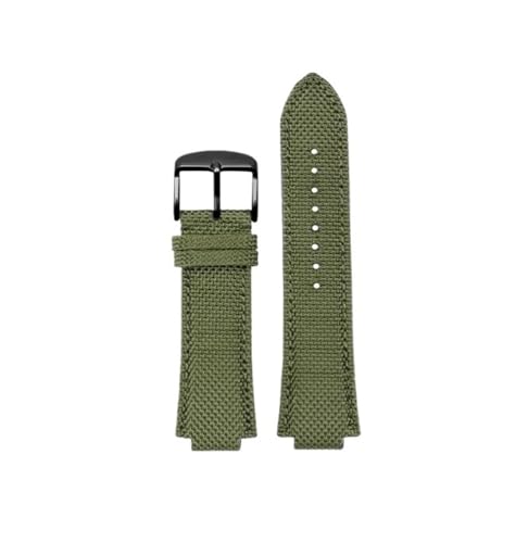 NBCNZCTSAS Nylonarmband, passend for C-asio Watch Steel Heart Gst-b400ad-1a4, modifiziertes Canvas-Herren-Accessoires-Armband(Beige) von NBCNZCTSAS