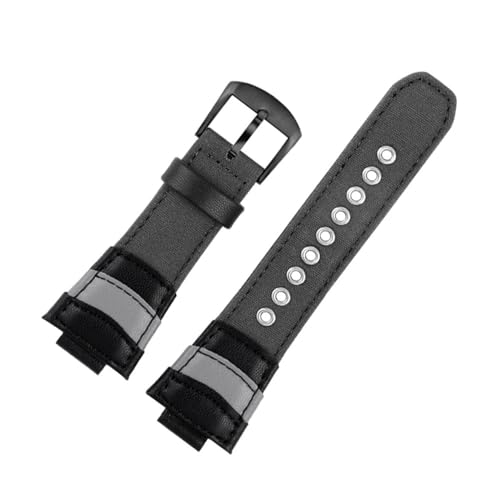 NBCNZCTSAS Passend for Casio, passend for G-Shock-Uhr, Stahlherz, GST-B400-1A, modisches Segeltuch, konvex, DW5600, GW-5000, Nylon-Armband, GM-5600-Armband(Black bk) von NBCNZCTSAS