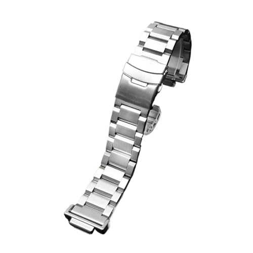NBCNZCTSAS Passend for Casio Fit For G-SHOCK Armband aus massivem Metall und Edelstahl DW5600 M5610 DW6900 GA110 GA120 Herrenarmband(3107 matte Steel) von NBCNZCTSAS