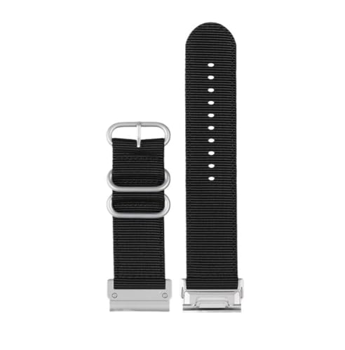 NBCNZCTSAS Passend for Garmin Tactix Delta Tactix7 7 Pro Descent MK1 MK2 MK2i Quickfit 26 mm Fenix6/6X/7/7X Uhr Nylonarmband mit Riemen(Black sk,26mm) von NBCNZCTSAS