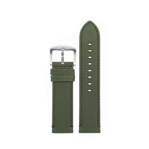 NBCNZCTSAS Passend for Tissot Chrono XL SeriesT116.617A Nylonarmband 1853 / Passend for Mido Canvas Uhr mit Uhrenzubehör Herrenarmband 22 mm(Army green sk) von NBCNZCTSAS