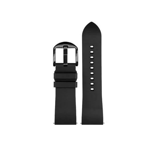NBCNZCTSAS Schnellverschluss-Fluorkautschuk-Armband passend for Luminox-Uhren der Serien 3051 8800 3080 1820 7251 3050, 20 22 23 mm(Black black pin,22mm) von NBCNZCTSAS