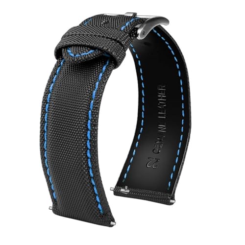 NBCNZCTSAS Schnellverschluss-Nylonarmband, passend for Tudor, passend for Citizen, passend for Seiko, passend for Tissot-Uhr, Herren-/Damen-Uhrenarmband aus Canvasstoff, passend for Mido, 20 mm, 21 mm NBCNZCTSAS Schnellverschluss-Nylonarmband, passend for Tudor, passend for Citizen, passend for Seiko, passend for Tissot-Uhr, Herren-/Damen-Uhrenarmband aus Canvasstoff, passend for Mido, 20 mm, 21 mm von NBCNZCTSAS