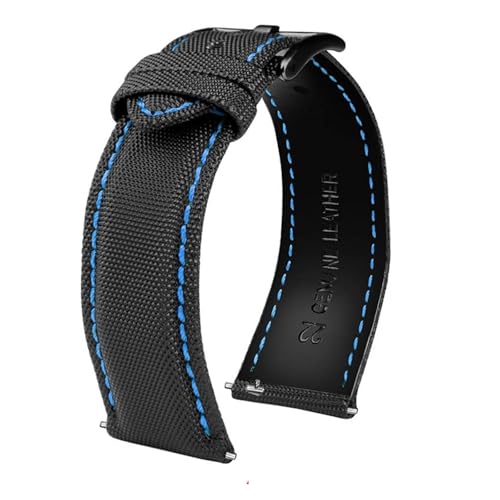 NBCNZCTSAS Schnellverschluss-Nylonarmband, passend for Tudor, passend for Citizen, passend for Seiko, passend for Tissot-Uhr, Herren-/Damen-Uhrenarmband aus Canvasstoff, passend for Mido, 20 mm, 21 mm NBCNZCTSAS Schnellverschluss-Nylonarmband, passend for Tudor, passend for Citizen, passend for Seiko, passend for Tissot-Uhr, Herren-/Damen-Uhrenarmband aus Canvasstoff, passend for Mido, 20 mm, 21 mm von NBCNZCTSAS