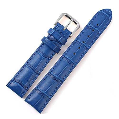 NBCNZCTSAS Schwarze Lederband fit for fossile Frauen Sportcharter Hr. Fit for Gen 3 4Q Venture Hr. Mode Dauerhafter Tropfen Widerstand Watch Strap Braun(39 EU,Gen3 Q Venture) von NBCNZCTSAS