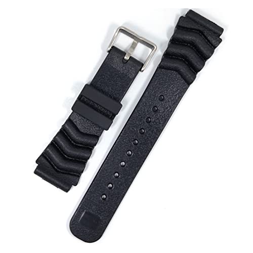 NBCNZCTSAS Silikonband Fit for Seiko Wasser Fit for Ghost 18mm 20mm 22mm Armband Sport Wasserdichte Strap Frauen Männer Uhren Band Armband(22mm) von NBCNZCTSAS