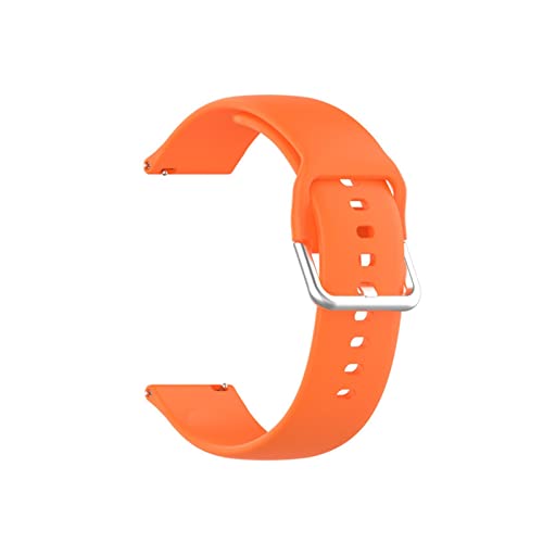 NBCNZCTSAS Solid Color Smart Sport Watch-Band for Ticwatch Pro 3 Pro3 2020 GTX E2 S2. Watch-Accessoires Mode weiche Silikon-Handgelenkband(4,E2_LARGE SIZE) von NBCNZCTSAS
