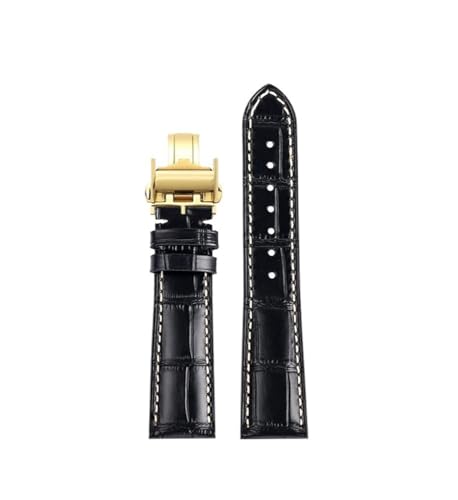 NBCNZCTSAS Uhrenarmband passend for Longines Masters Armband Leder L2 L3.782 passend for Comcast Herren-Lederzubehör 19 mm 20 mm 21 mm(Black rk bc,19mm) von NBCNZCTSAS