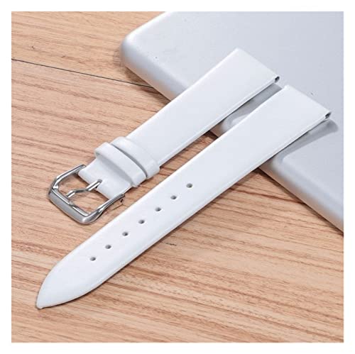 NBCNZCTSAS Unisex Leder Handgelenkband Fit for Casio Fit for Huawei mit Edelstahlschnalle 12 14 16 18 20 22 24mm Wasserdichte Ersatzarmbands(39 EU,14mm) von NBCNZCTSAS