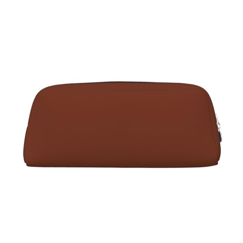 NBHDZENGW Federmäppchen aus Leder mit glattem Reißverschluss, stilvoll, langlebig, für Schule, Büro, Reisen, leicht, Volldruck, Kaffeebraun, silber, Einheitsgröße, Taschen-Organizer NBHDZENGW Federmäppchen aus Leder mit glattem Reißverschluss, stilvoll, langlebig, für Schule, Büro, Reisen, leicht, Volldruck, Kaffeebraun, silber, Einheitsgröße, Taschen-Organizer von NBHDZENGW
